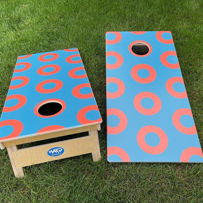 Phish Blue Donut Cornhole Boards FREE SHIPPING!